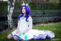 Size: 960x640 | Tagged: safe, artist:sophieriis, rarity, human, clothes, cosplay, costume, dress, irl, irl human, photo