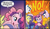 Size: 1277x734 | Tagged: safe, artist:tonyfleecs, derpibooru import, edit, idw, apple bloom, applejack, catrina, fluttershy, pinkie pie, rainbow dash, rarity, scootaloo, sweetie belle, twilight sparkle, twilight sparkle (alicorn), alicorn, earth pony, pegasus, pony, unicorn, comic, cutie mark crusaders, female, mane six, mare, pinkiebuse, text edit