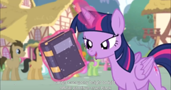 Size: 1152x609 | Tagged: safe, derpibooru import, screencap, carrot top, cherry cola, cherry fizzy, doctor whooves, golden harvest, lyra heartstrings, merry may, twilight sparkle, twilight sparkle (alicorn), alicorn, pony, pinkie pride, female, mare, meme, youtube caption