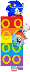 Size: 308x718 | Tagged: safe, artist:arvinsharifzadeh, derpibooru import, rainbow dash, pegasus, pony, crossover, sonic boom, sonic the hedgehog, sonic the hedgehog (series)