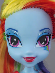 Size: 210x280 | Tagged: safe, artist:toyboxphilosopher, derpibooru import, rainbow dash, equestria girls, doll, irl, photo, toy