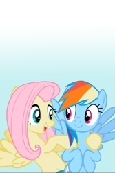 Size: 640x960 | Tagged: safe, derpibooru import, screencap, fluttershy, rainbow dash, pegasus, pony, may the best pet win