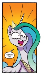 Size: 472x831 | Tagged: safe, artist:jay fosgitt, idw, princess celestia, alicorn, pony, spoiler:comic, comic, cute, cutelestia