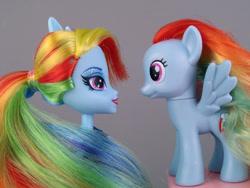 Size: 640x480 | Tagged: safe, artist:toyboxphilosopher, derpibooru import, rainbow dash, equestria girls, brushable, human ponidox, irl, photo, solo, toy