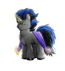 Size: 999x1080 | Tagged: artist needed, safe, derpibooru import, king sombra, pony, unicorn, fluffy, good king sombra, solo