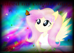 Size: 4307x3095 | Tagged: safe, artist:iflysna94, fluttershy, equestria girls, acid, drugs, ponied up, solo