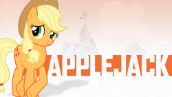 Size: 1920x1080 | Tagged: safe, artist:almostfictional, artist:lividsketch, applejack, earth pony, pony, barn, pose, simple, sweet apple acres, vector, wallpaper