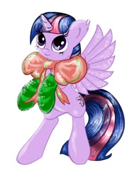 Size: 554x746 | Tagged: safe, artist:nyashaponyasha, derpibooru import, twilight sparkle, twilight sparkle (alicorn), alicorn, pony, female, mare, present, solo