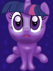 Size: 600x800 | Tagged: safe, artist:bbqninja501st, derpibooru import, twilight sparkle, pony, unicorn, female, mare, multicolored mane, purple coat, solo