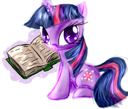 Size: 1000x850 | Tagged: safe, artist:goosebumps-fan57, derpibooru import, twilight sparkle, book, magic, solo