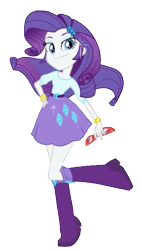 Size: 345x607 | Tagged: artist needed, safe, rarity, equestria girls, friendship games, boots, bracelet, clothes, glasses, high heel boots, jewelry, simple background, skirt, solo, sparkles, transparent background, vector