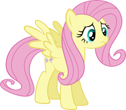Size: 6000x5260 | Tagged: safe, artist:slb94, fluttershy, pegasus, pony, absurd resolution, crying, sad, simple background, solo, transparent background, vector