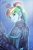 Size: 400x600 | Tagged: safe, artist:ngrycritic, derpibooru import, rainbow dash, equestria girls, ghost (starcraft), solo, starcraft, style emulation, uotapo-ish