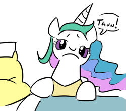 Size: 541x481 | Tagged: artist needed, safe, princess celestia, alicorn, pony, faic, plushie, printheth thun, sad, simple background, white background