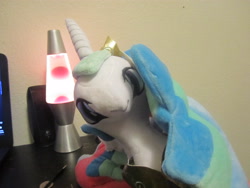 Size: 4320x3240 | Tagged: artist needed, safe, princess celestia, absurd resolution, derp, faic, irl, photo, plushie, printheth thun