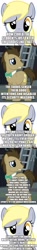 Size: 500x3404 | Tagged: safe, edit, edited screencap, editor:lord you know who, screencap, derpy hooves, doctor whooves, pony, comic:the epilogue, a horse shoe-in, comic, doctor who, fanfic art, implied grogar, implied trixie, men in black, screencap comic, the doctor