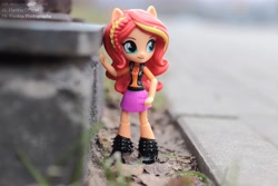 Size: 6000x4000 | Tagged: safe, artist:artofmagicpoland, sunset shimmer, equestria girls, equestria girls series, clothes, doll, equestria girls minis, skirt, solo, toy