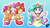 Size: 630x350 | Tagged: safe, artist:paradigmpizza, apple bloom, princess celestia, scootaloo, sweetie belle, alicorn, pony, cutie mark, cutie mark crusaders, grin, hug, sitting, spread wings, sun, tangible heavenly object, the cmc's cutie marks