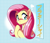 Size: 1024x887 | Tagged: safe, artist:tobibrocki, fluttershy, pegasus, pony, bust, cute, looking at you, portrait, smiling, solo