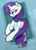 Size: 1473x2032 | Tagged: safe, artist:themodpony, rarity, pony, unicorn, looking down, raised leg, simple background, solo