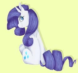 Size: 1038x978 | Tagged: safe, artist:bloodstaunch, rarity, pony, unicorn, female, horn, mare, solo, white coat