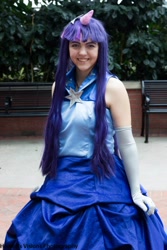 Size: 1366x2048 | Tagged: safe, artist:starsofcassiopeia, derpibooru import, twilight sparkle, human, clothes, convention, cosplay, dress, evening gloves, gala dress, irl, irl human, katsucon, katsucon 2013, photo, solo