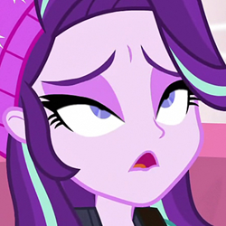 Size: 450x450 | Tagged: safe, screencap, starlight glimmer, equestria girls, mirror magic, spoiler:eqg specials, cropped, eyes rolling back, faic, female, out of context, solo