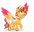 Size: 5000x4725 | Tagged: safe, artist:orin331, sunset shimmer, alicorn, pony, equestria girls, my little pony: the movie, rainbow roadtrip, absurd resolution, alicornified, colored wings, female, mare, movie accurate, multicolored wings, race swap, rainbow wings, shimmercorn, simple background, smiling, solo, transparent background, vector, wing bling