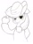 Size: 705x960 | Tagged: safe, artist:creamygravy, applejack, earth pony, pony, apple, grayscale, monochrome, simple background, solo