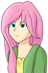 Size: 647x987 | Tagged: safe, artist:furrgroup, fluttershy, human, humanized, solo