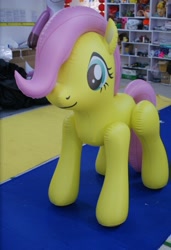 Size: 653x957 | Tagged: safe, fluttershy, bootleg, hongyi, inflatable, inflatable toy, irl, photo, pool toy, solo