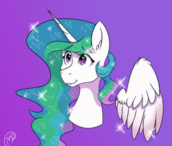 Size: 6000x5100 | Tagged: safe, artist:ivinity-art, princess celestia, alicorn, pony, absurd resolution, bust, portrait, solo