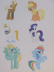 Size: 3000x4000 | Tagged: safe, artist:sheaisawesome666, derpibooru import, applejack, prince blueblood, rainbow dash, rarity, trenderhoof, zephyr breeze, earth pony, pegasus, pony, unicorn, female, male, rariblood, shipping, stock vector, straight, trenderjack, zephdash