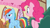 Size: 1920x1080 | Tagged: safe, derpibooru import, screencap, pinkie pie, rainbow dash, earth pony, pegasus, pony, secrets and pies, lidded eyes