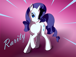 Size: 1128x849 | Tagged: safe, artist:xbi, rarity, pony, unicorn, .svg available, solo, svg, vector, wallpaper