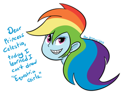 Size: 726x557 | Tagged: safe, artist:alex distasi, derpibooru import, rainbow dash, equestria girls, solo