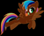 Size: 1600x1312 | Tagged: safe, derpibooru import, rainbow dash, pegasus, pony, inverted, inverted colors, solo, stock vector, vector