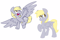 Size: 3822x2539 | Tagged: safe, artist:chub-wub, derpy hooves, pegasus, pony, cute, derpabetes, female, mare, simple background, smiling, solo