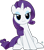 Size: 1500x1699 | Tagged: safe, artist:arifproject, rarity, pony, unicorn, :3, cute, lidded eyes, raribetes, simple background, sitting, sitting catface meme, solo, transparent background, vector