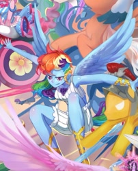 Size: 542x671 | Tagged: safe, artist:animesoul, derpibooru import, rainbow dash, equestria girls, cropped, female, winged humanization, wings