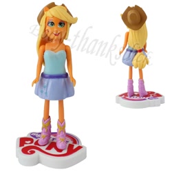 Size: 600x600 | Tagged: safe, applejack, equestria girls, bootleg, doll, toy