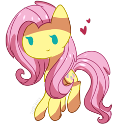 Size: 698x764 | Tagged: safe, artist:hootsburgh, fluttershy, pegasus, pony, female, mare, pink mane, solo, yellow coat