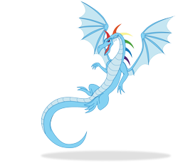 Size: 2400x2200 | Tagged: safe, artist:elsdrake, derpibooru import, rainbow dash, dragon, dragoness, dragonified, female, flying, open mouth, rainbow dragon, simple background, solo, species swap, spread wings, transparent background, wings