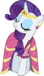 Size: 2114x3626 | Tagged: safe, artist:chromadancer, rarity, pony, unicorn, clothes, dress, female, gala dress, jewelry, simple background, solo, tiara, transparent background, vector