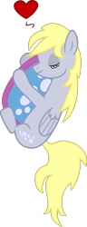 Size: 5000x13040 | Tagged: safe, artist:lman225, derpy hooves, pegasus, pony, female, mare, pillow, simple background, sleeping, solo, transparent background, vector