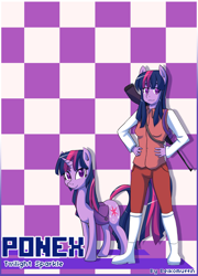 Size: 1640x2276 | Tagged: safe, artist:reikomuffin, derpibooru import, twilight sparkle, anthro, anthro ponidox, gun, rifle, starbound