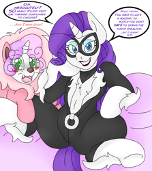 Size: 1697x1900 | Tagged: safe, artist:blackbewhite2k7, rarity, sweetie belle, big cat, lion, pony, unicorn, black cat, clothes, costume, halloween, lion (steven universe), nightmare night, sketch, steven universe, wip