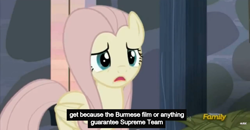 Size: 1600x830 | Tagged: safe, screencap, fluttershy, pegasus, pony, the cutie map, meme, youtube caption