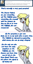 Size: 780x1502 | Tagged: safe, artist:jitterbugjive, derpy hooves, pony, ask, lovestruck derpy, solo, tumblr