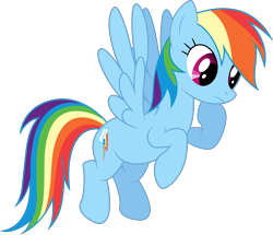 Size: 3483x3000 | Tagged: safe, artist:dashiesparkle, artist:hawk9mm, derpibooru import, rainbow dash, pegasus, pony, fall weather friends, .svg available, floating, flying, looking down, ponyscape, simple background, solo, transparent background, vector